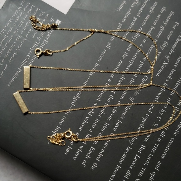 Link necklace with Bar design - Picture 5 of 5